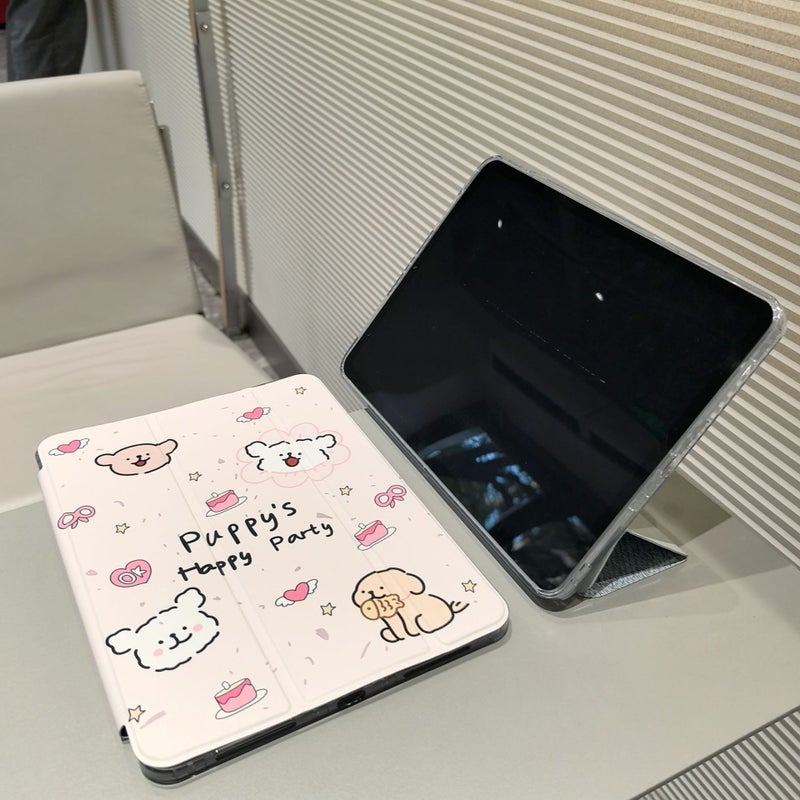 Ipad11 Generation Non-Pen Slot Protective Case Tri-Fold Acrylic Air7/6/5 Anti-Bending Protective Case Pro - Image 4